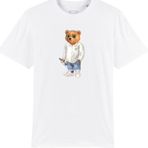 Baron Filou T-Shirt Fles Wit