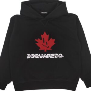 DSQUARED2 hoodie zwart/rood