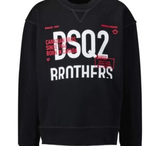 DSQUARED2 sweater zwart opdruk
