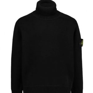 Stone Island Luxe Col Zwart
