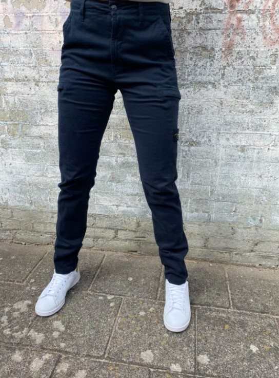 Stone Island Cargobroek Blauw