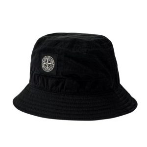 Stone Island Bucket Hat Zwart