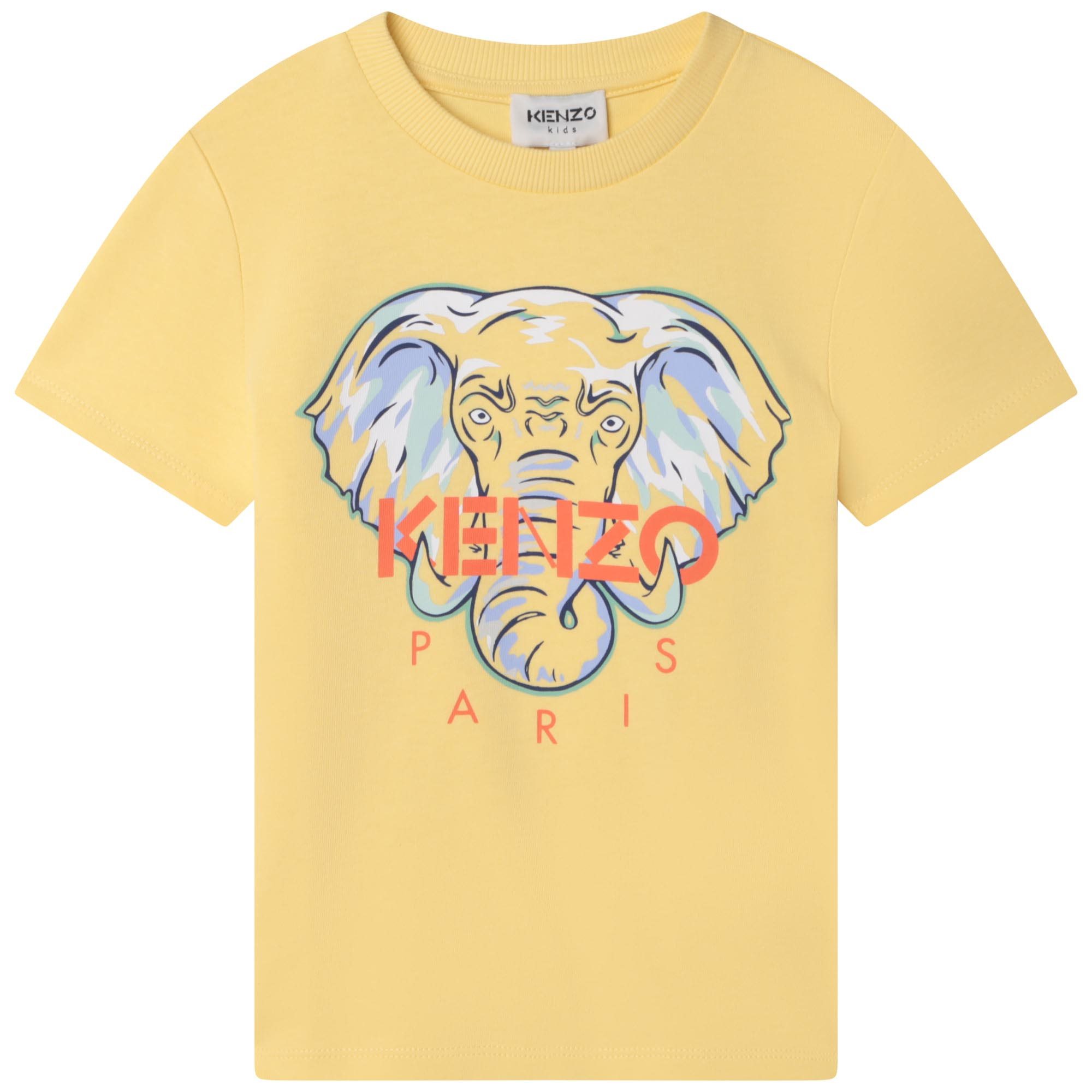 Kenzo Kids T-Shirt Geel