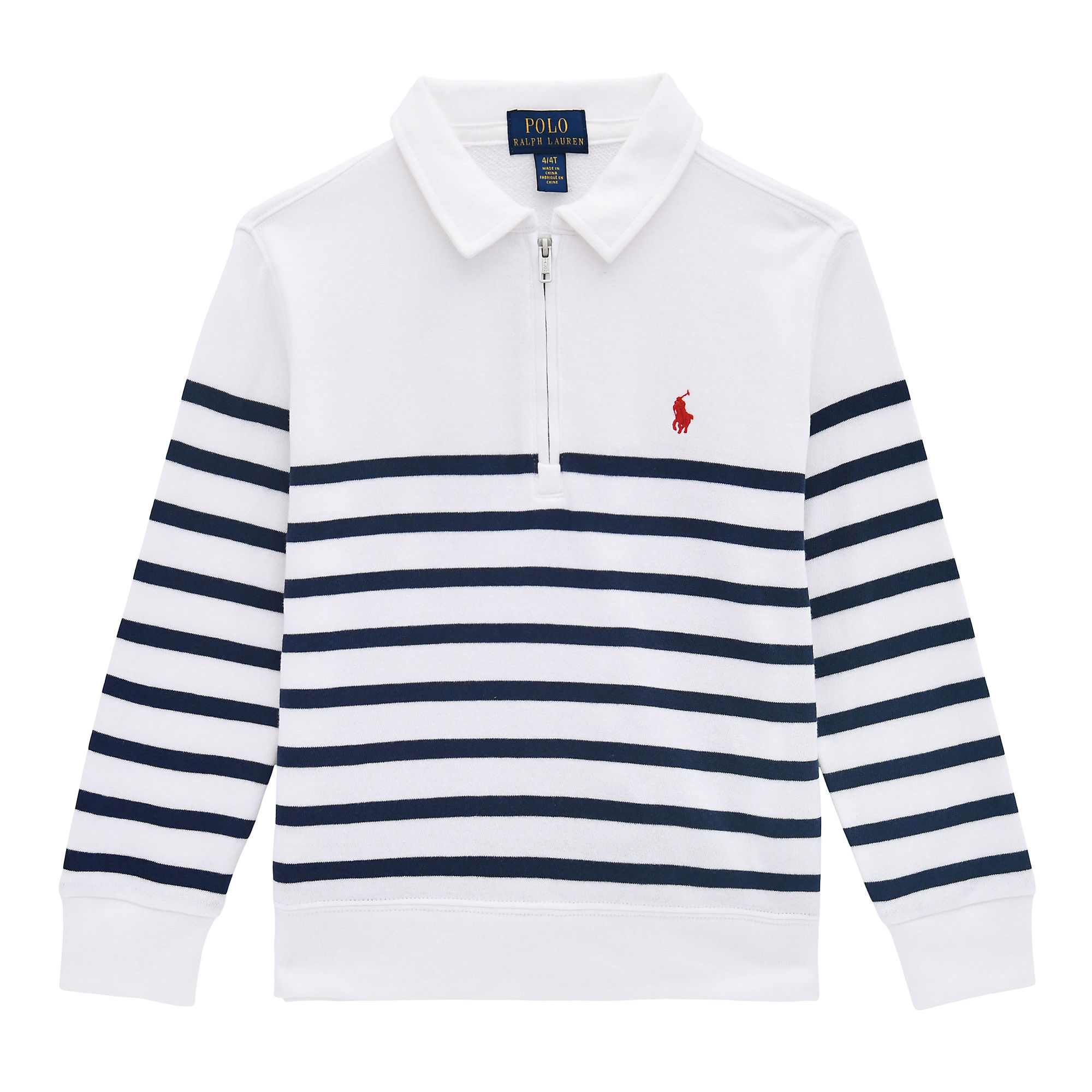 Ralph Lauren Sweater Zip Wit