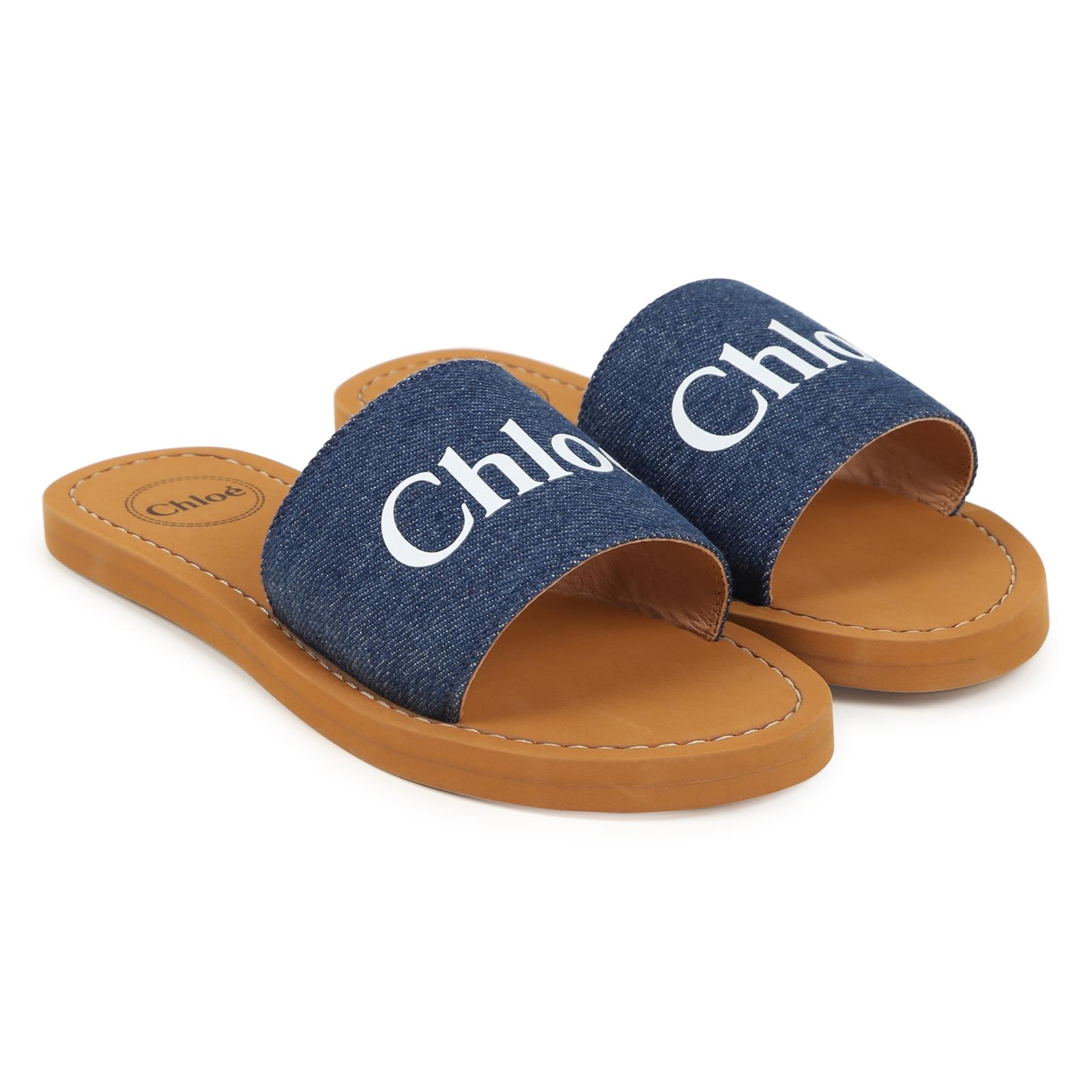 Chloe Slippers Denim