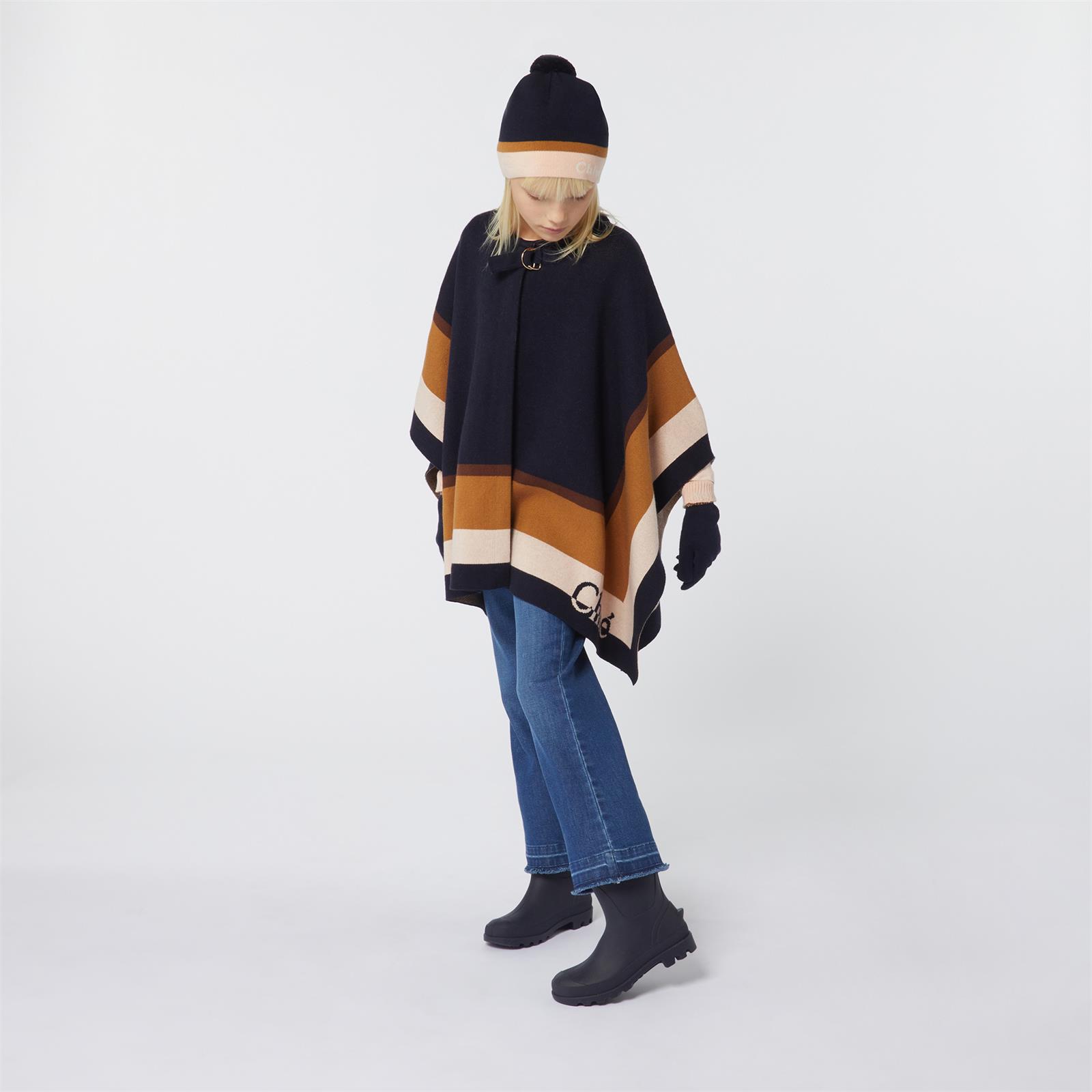 Chloe Cape donkerblauw