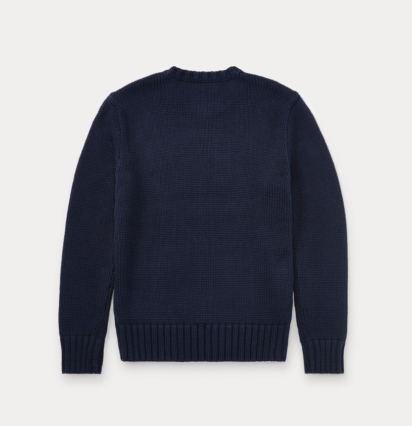 Ralph Lauren Vlag Sweater Donkerblauw