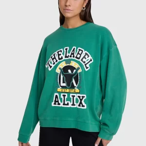 Alix the Label Vintage Sweater Groen