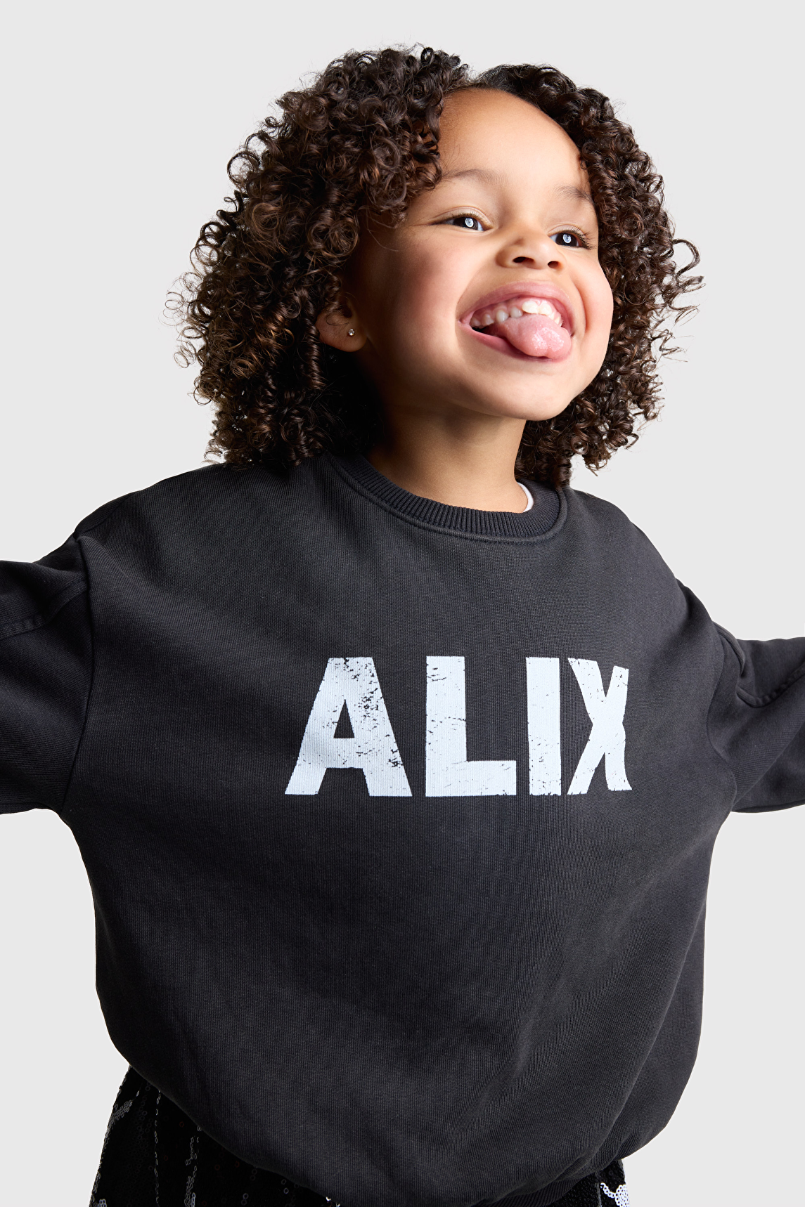 Alix Mini Sweater Zwart