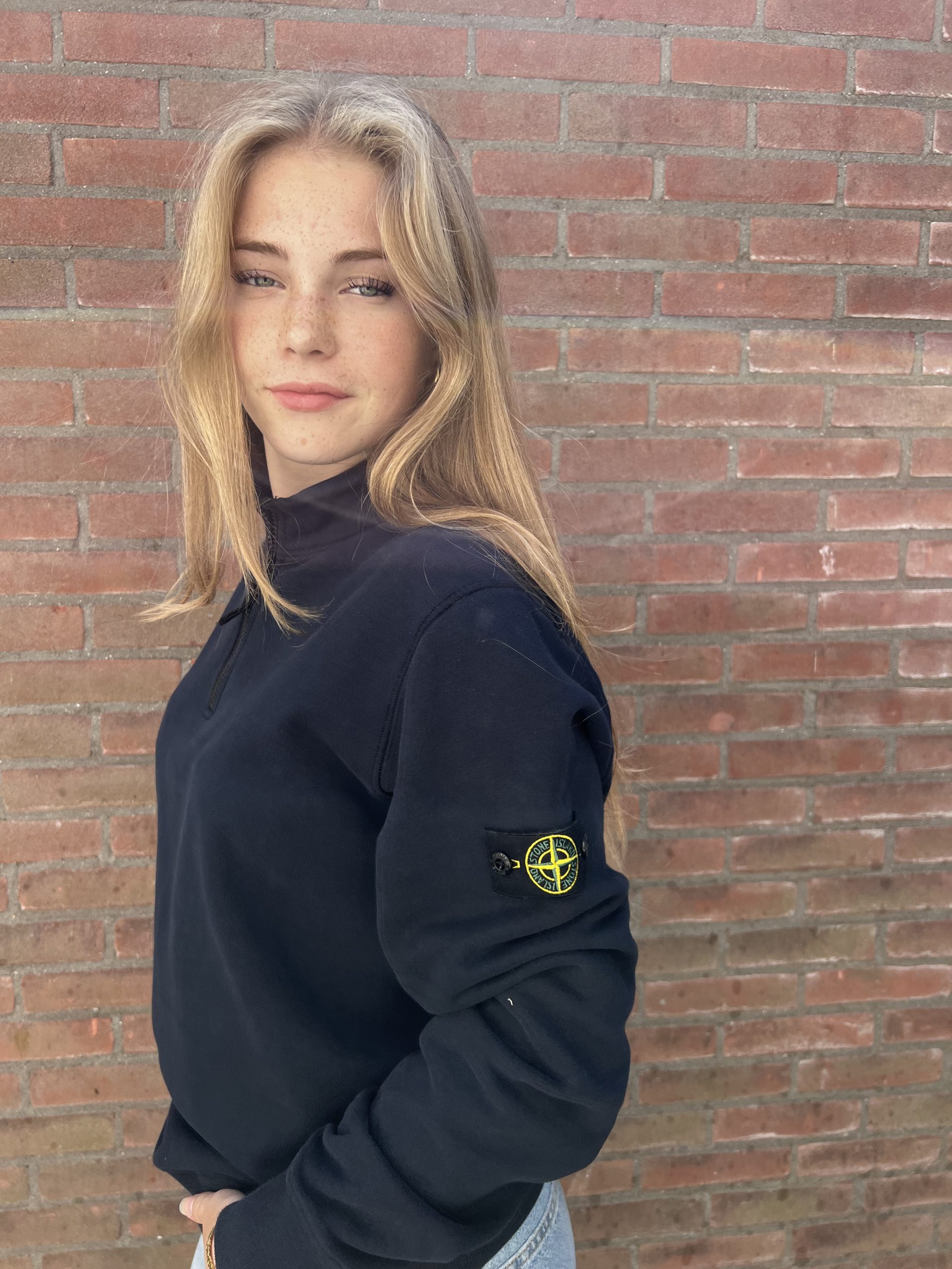 Stone Island Sweater Zip Navy