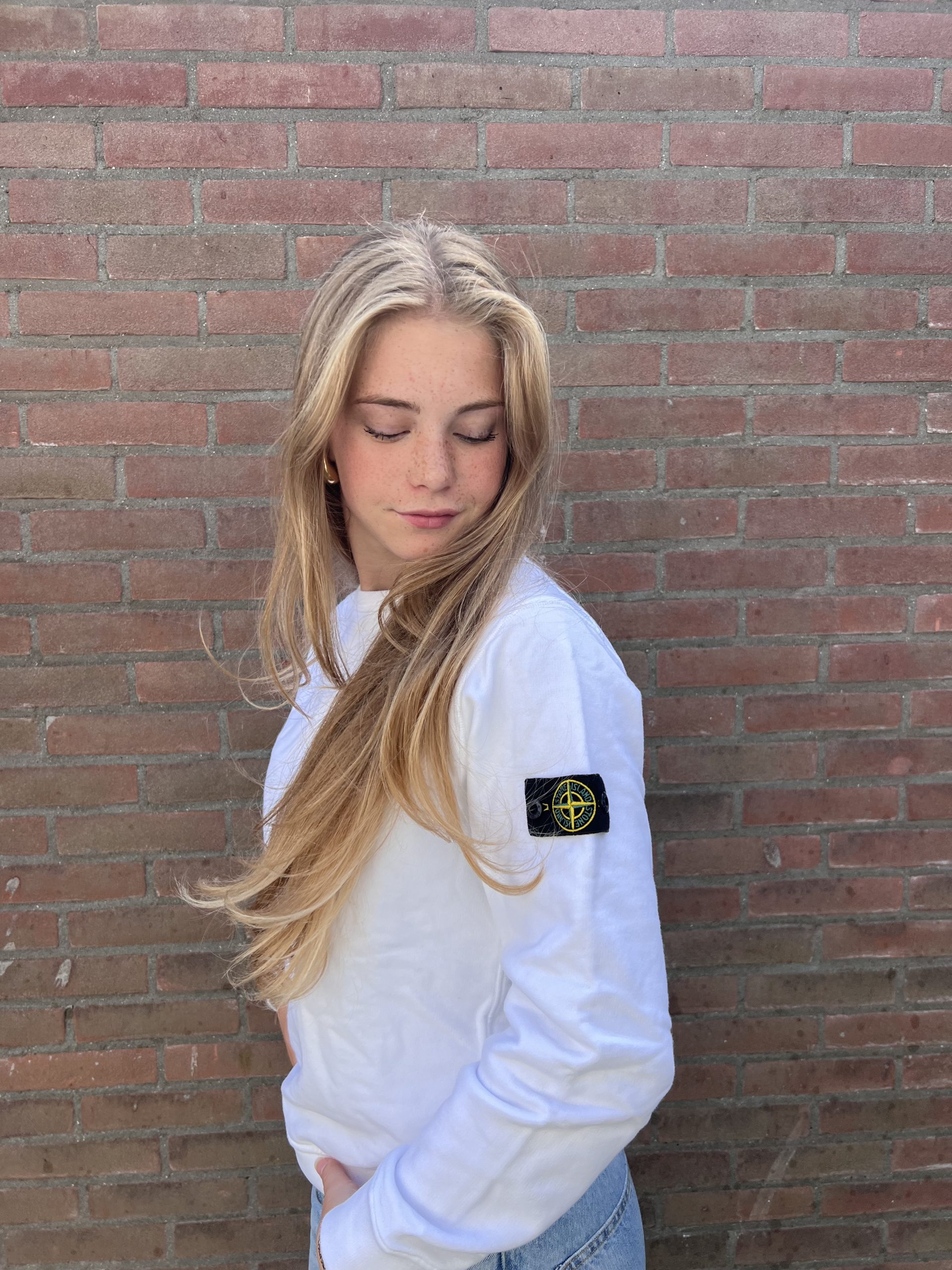 Stone Island Sweater Wit