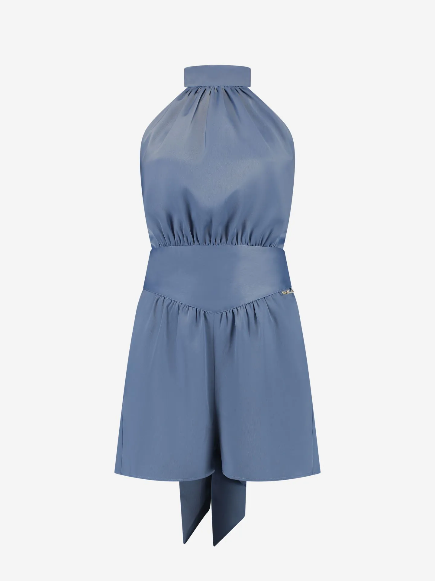 Nikkie Damascus Playsuit Smoked Blue