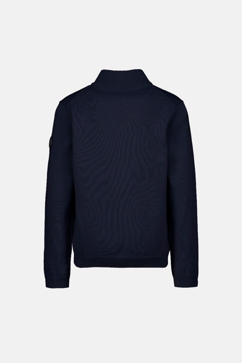 Airforce Knitwear Trui Zip Dark Navy