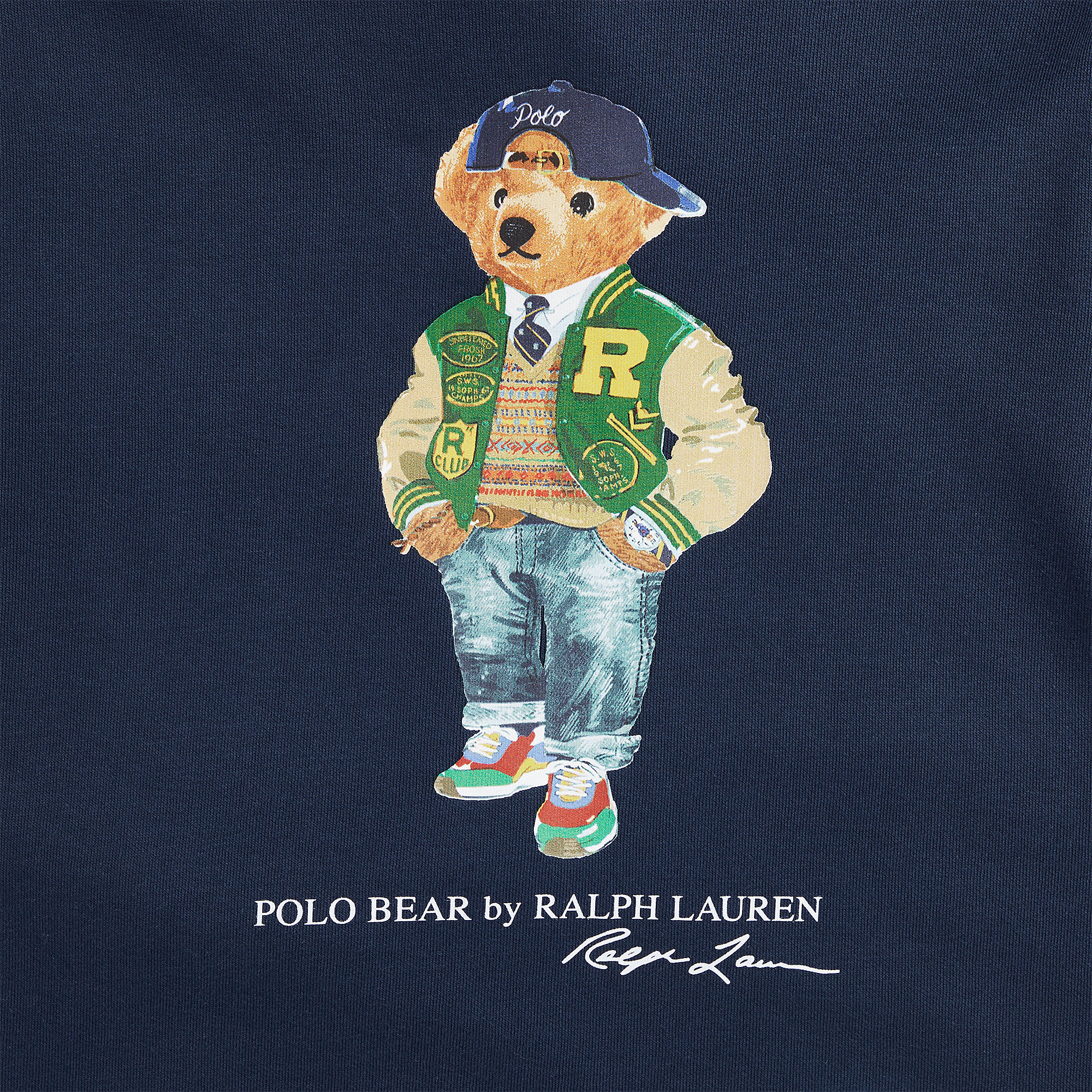 Ralph Lauren Hoodie Beer Donkerblauw