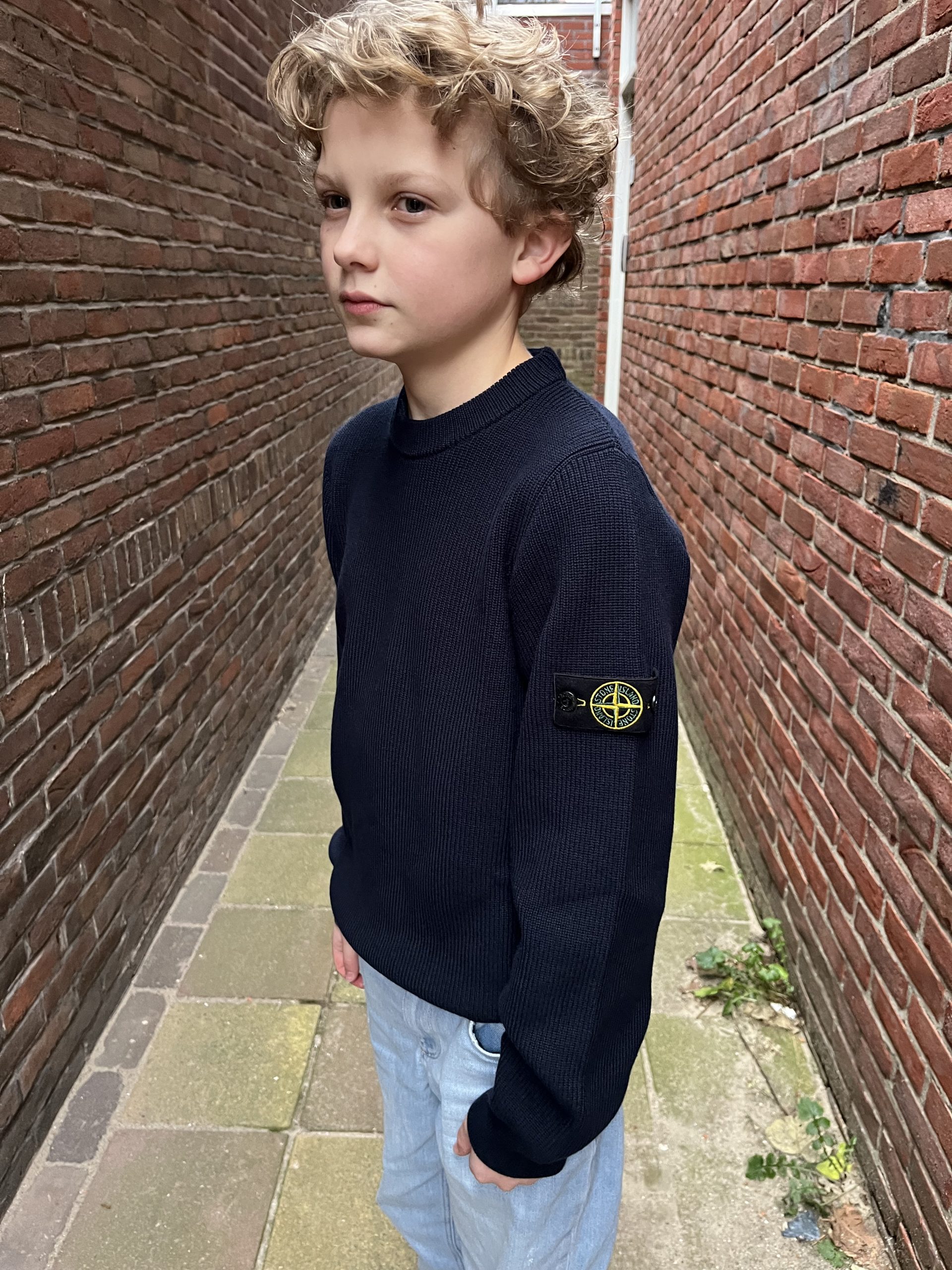 Stone Island Knitted Sweater Navy