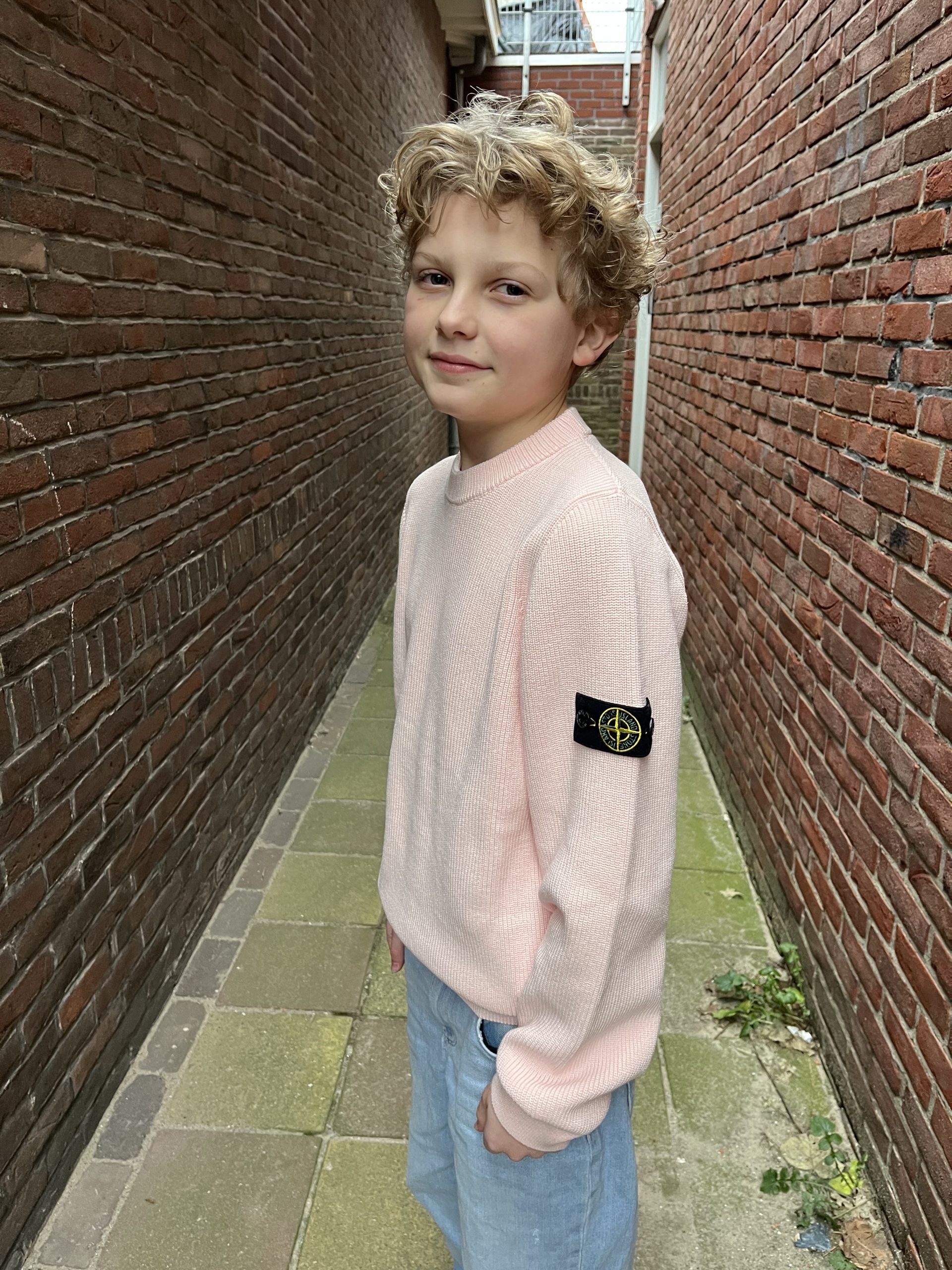 Stone Island Knitted Sweater Roze