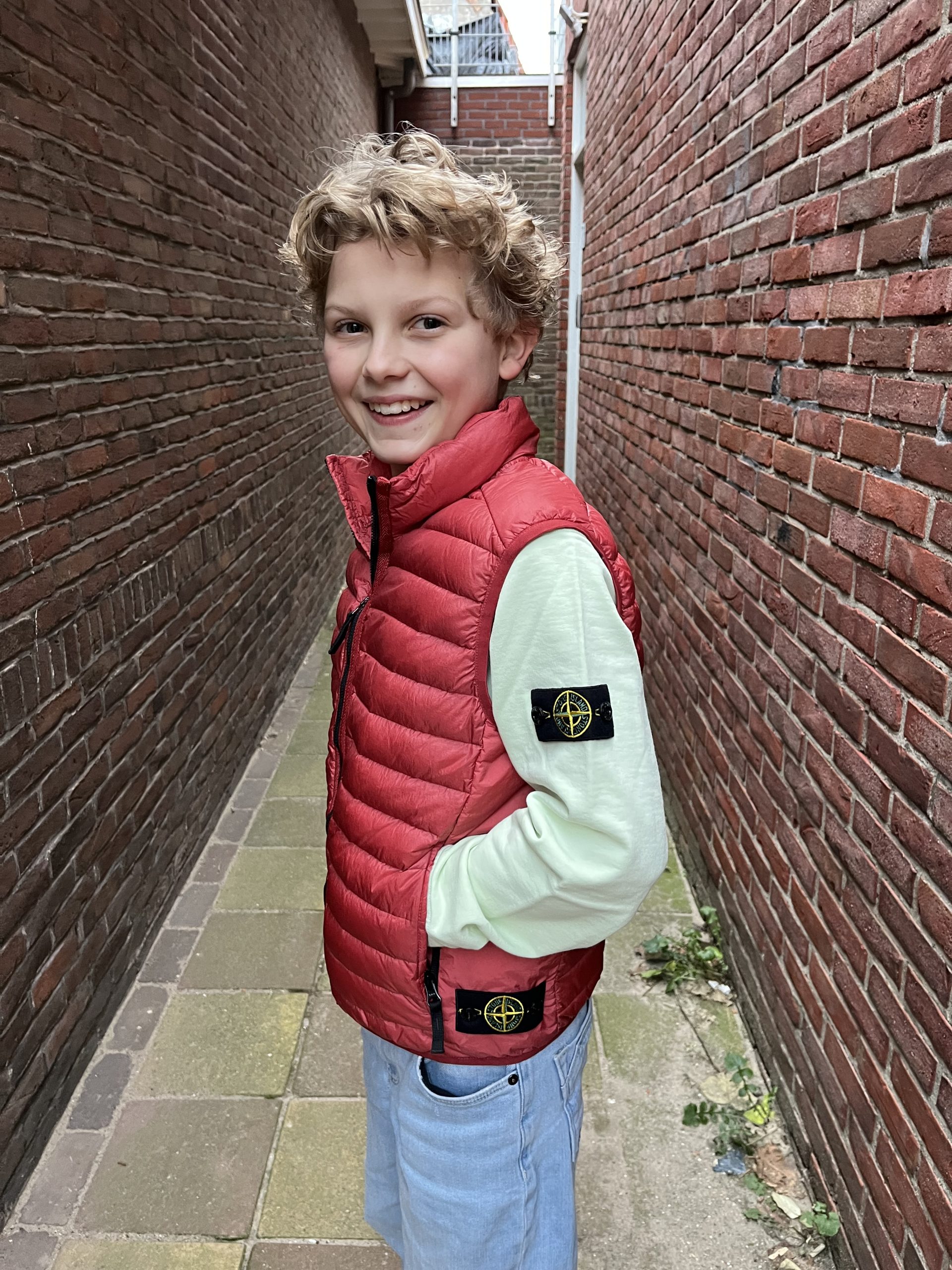 Stone Island Bodywarmer Koraal