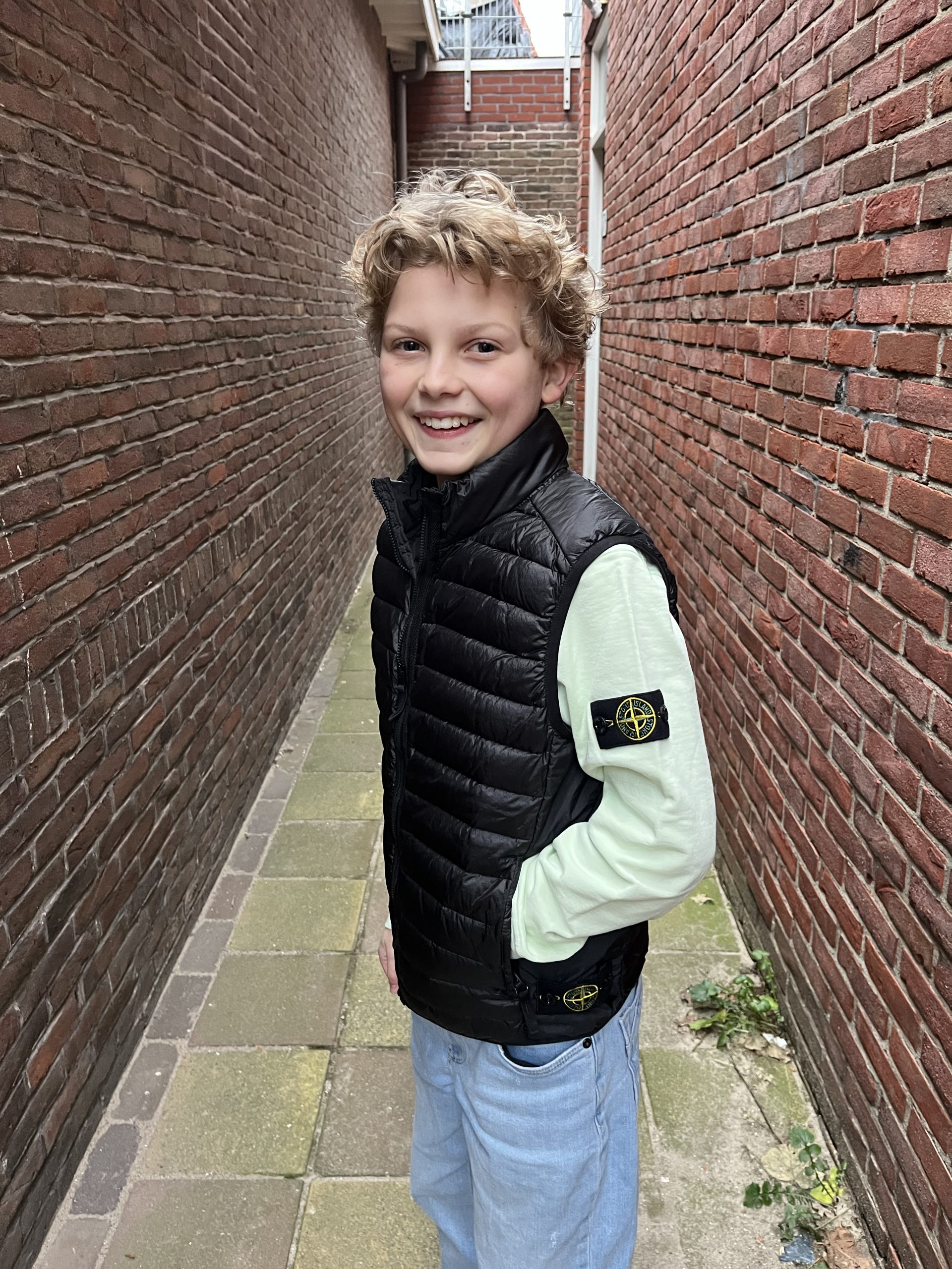 Stone Island Bodywarmer Zwart