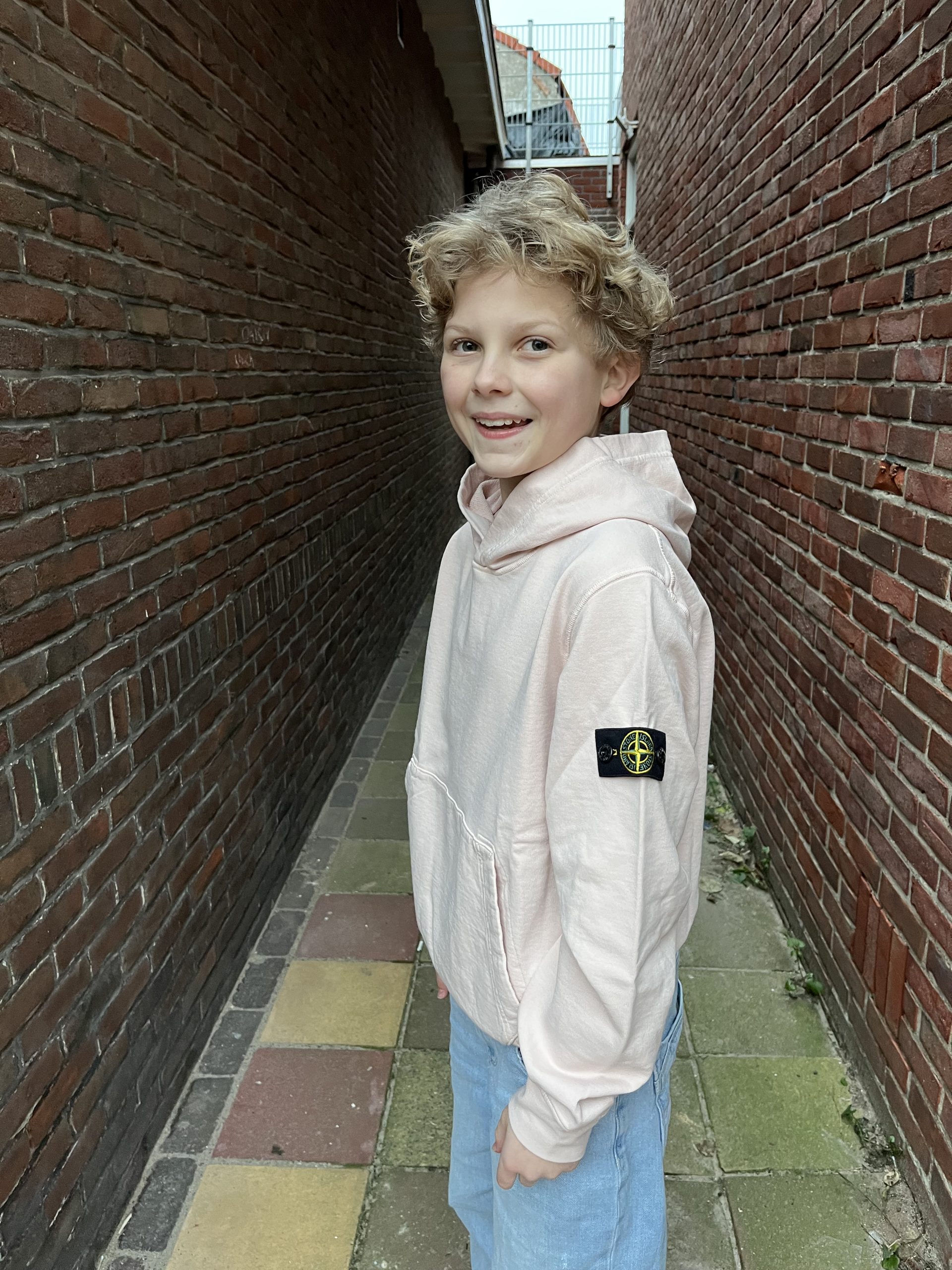 Stone Island Hoodie Roze