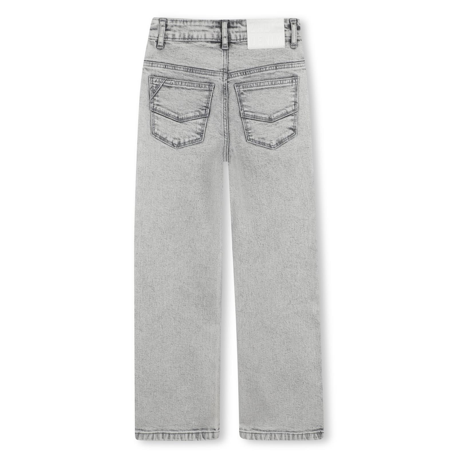 Zadig & Voltaire Jeans Grijs Steentjes