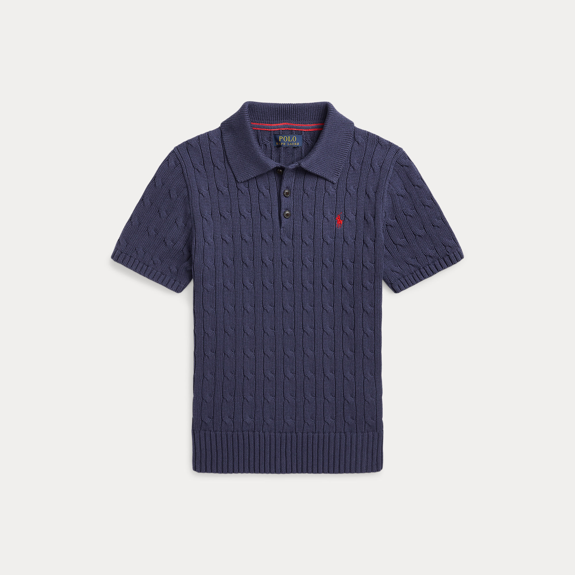 Ralph Lauren Knitted Polo Navy