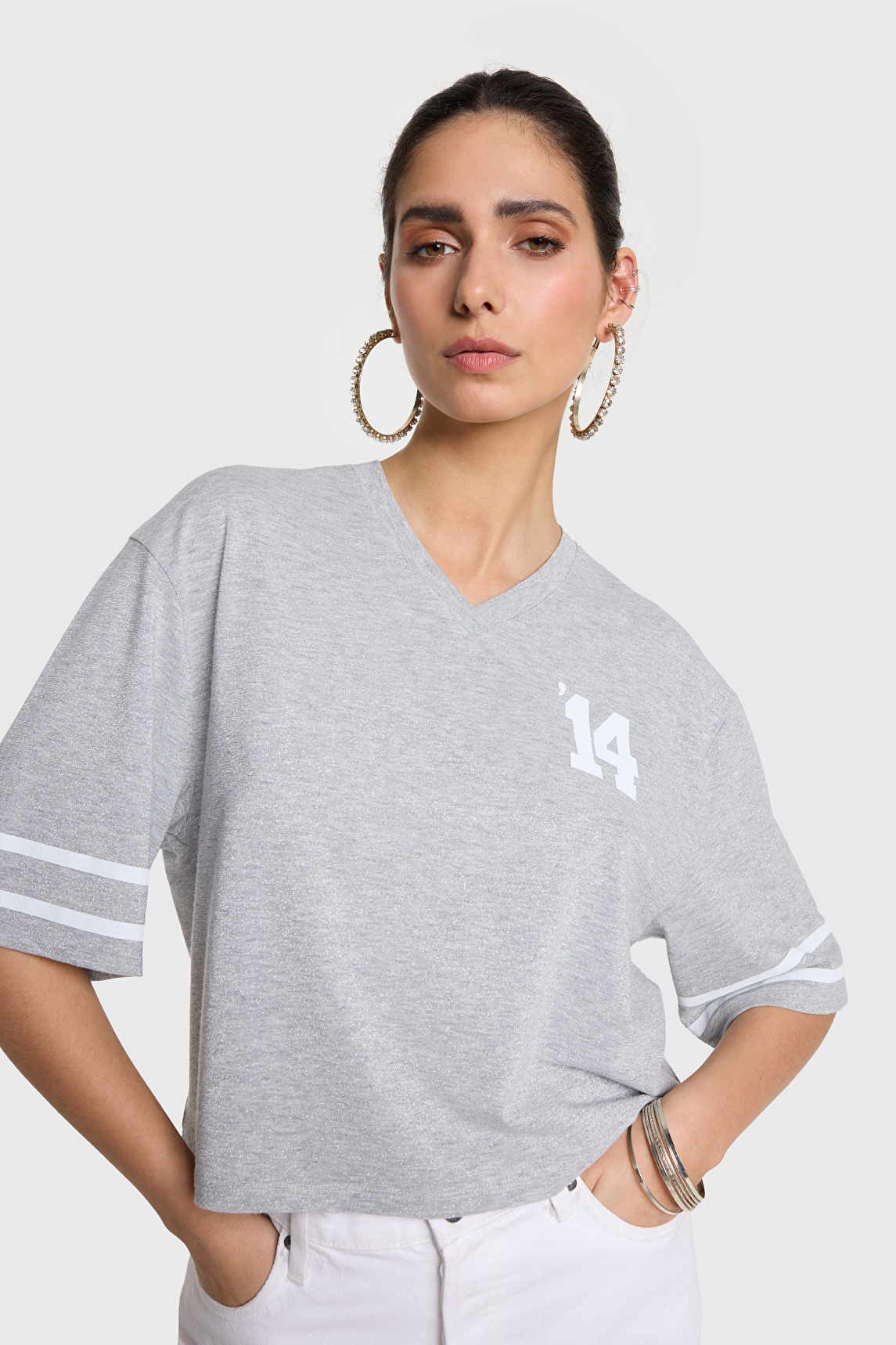 Alix The Label Lurex T-shirt