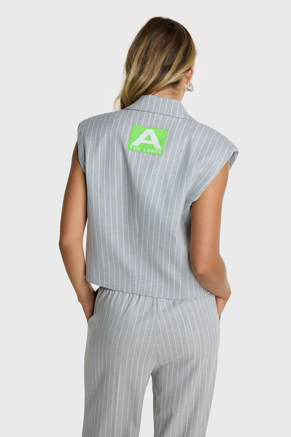Alix The Label Pinstripe Waistcoat