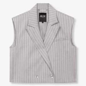 Alix The Label Pinstripe Waistcoat