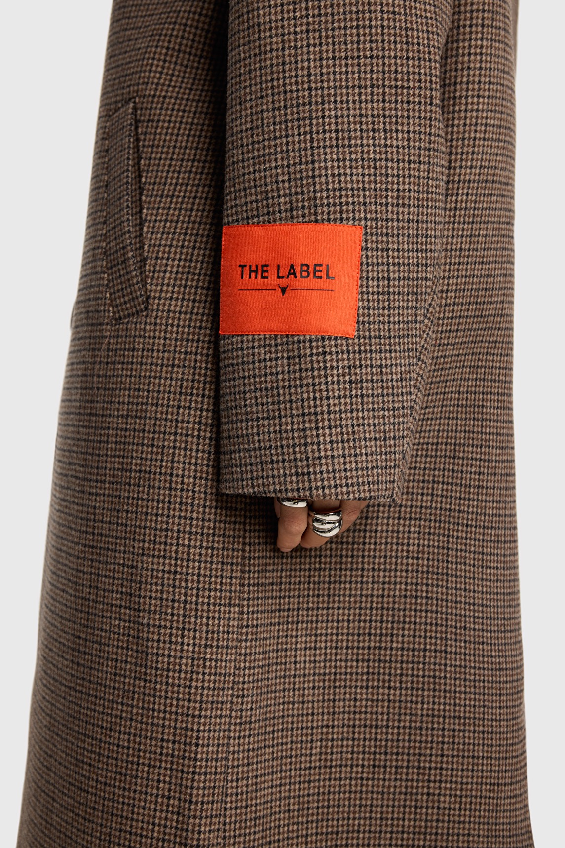 Alix The Label Checked Coat