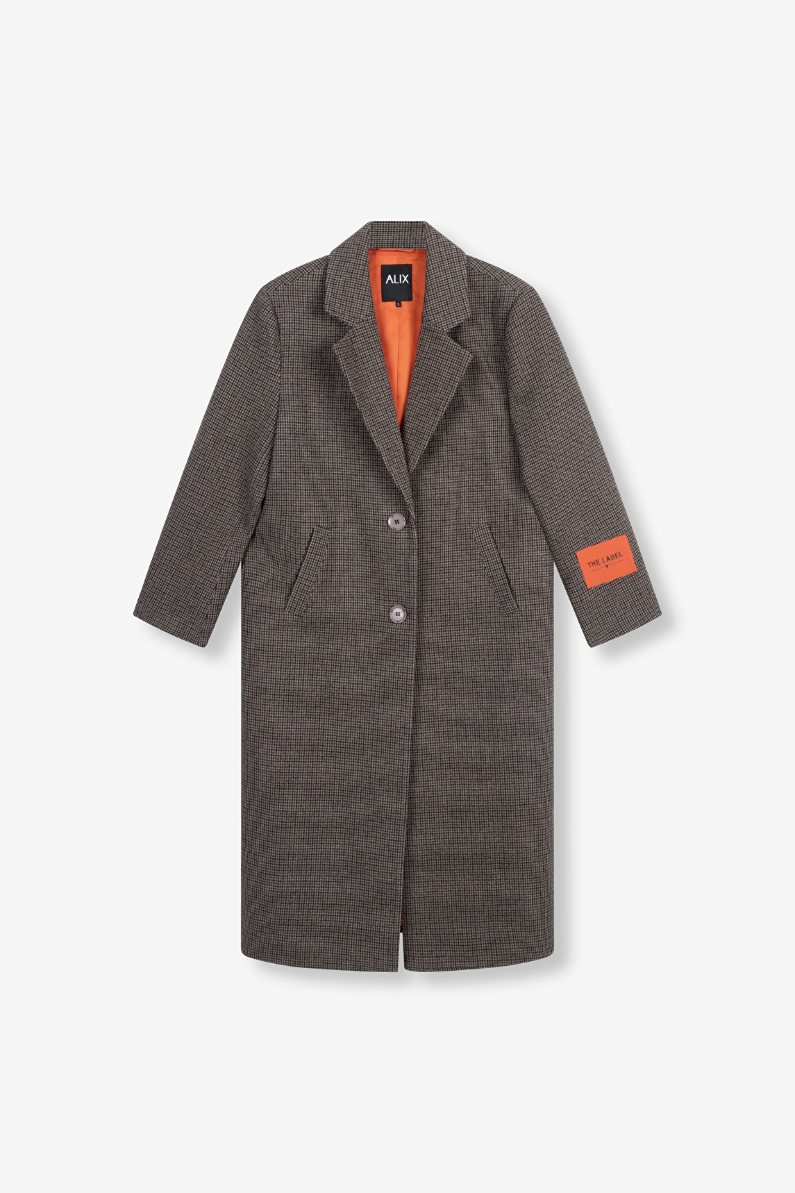 Alix The Label Checked Coat