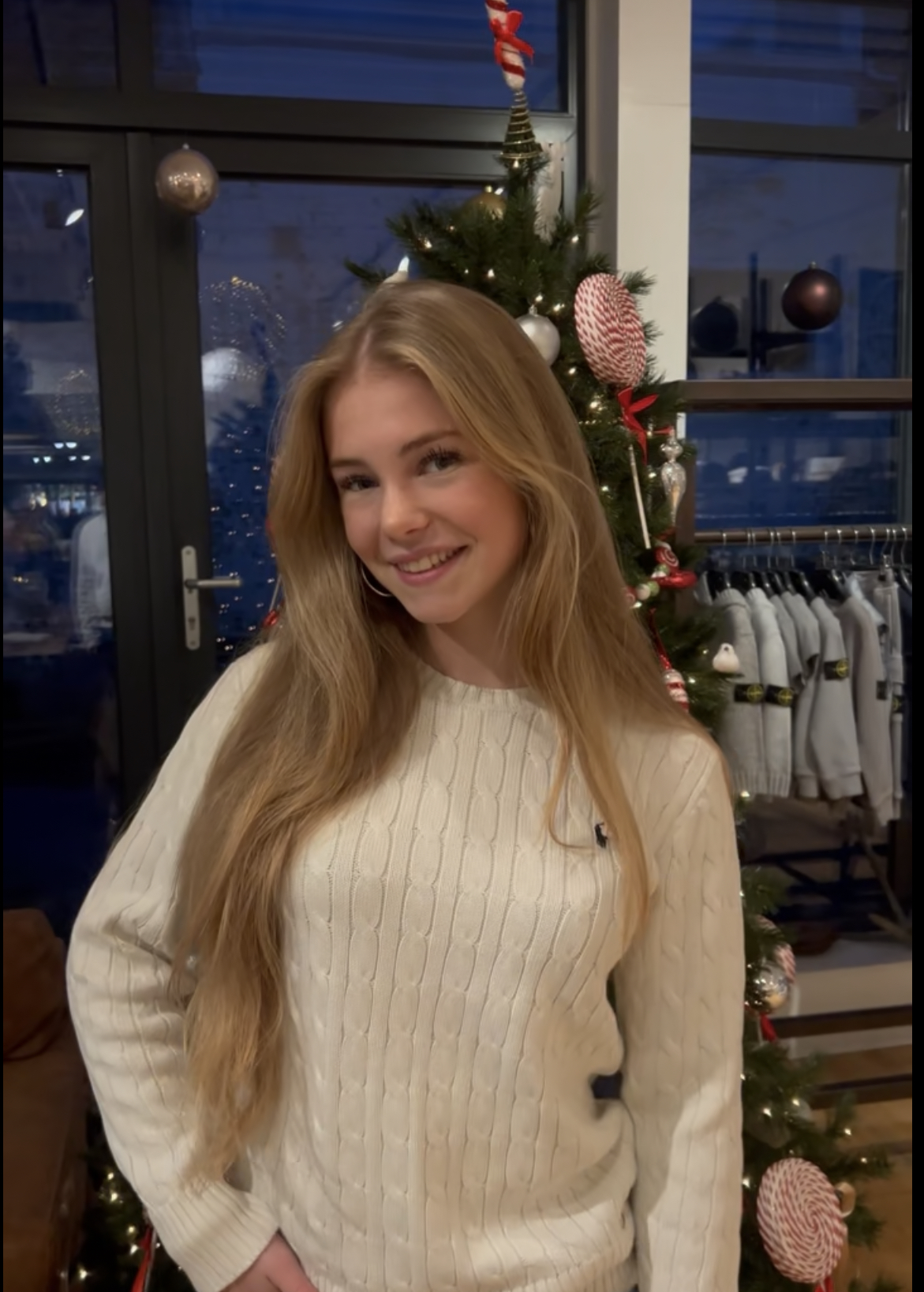 Ralph Lauren Knitted Sweater Wit.