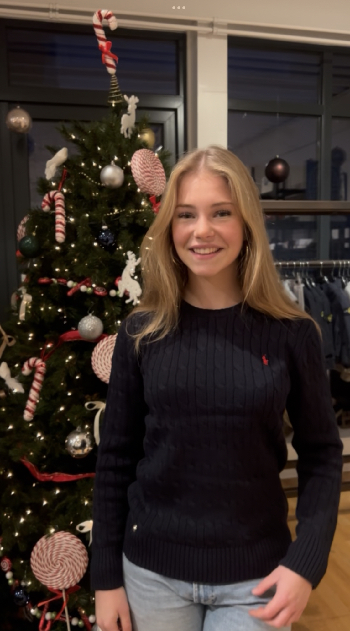 Ralph Lauren Knitted Sweater Donkerblauw.
