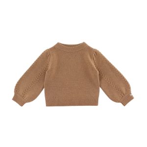 Kasine Merino Wol Sweater | Hazelnut