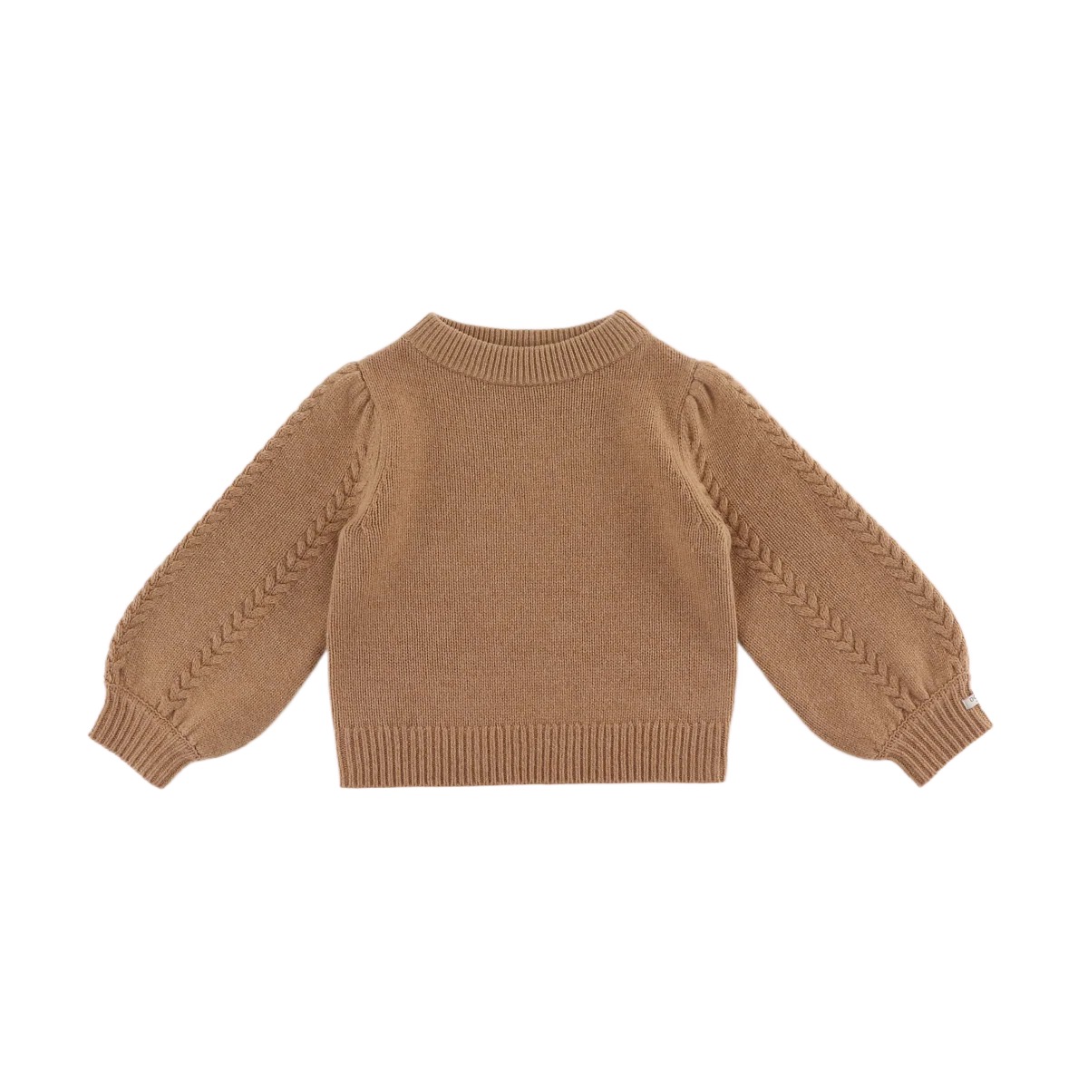 Kasine Merino Wol Sweater | Hazelnut