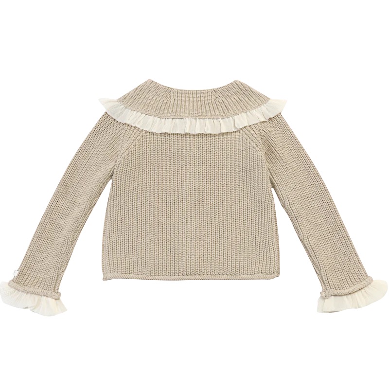 Zoila Cardigan | Oyster Grey