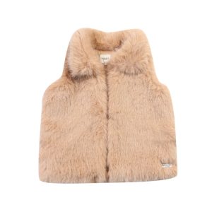 Roswita Gilet | Cloudy Rose Teddy