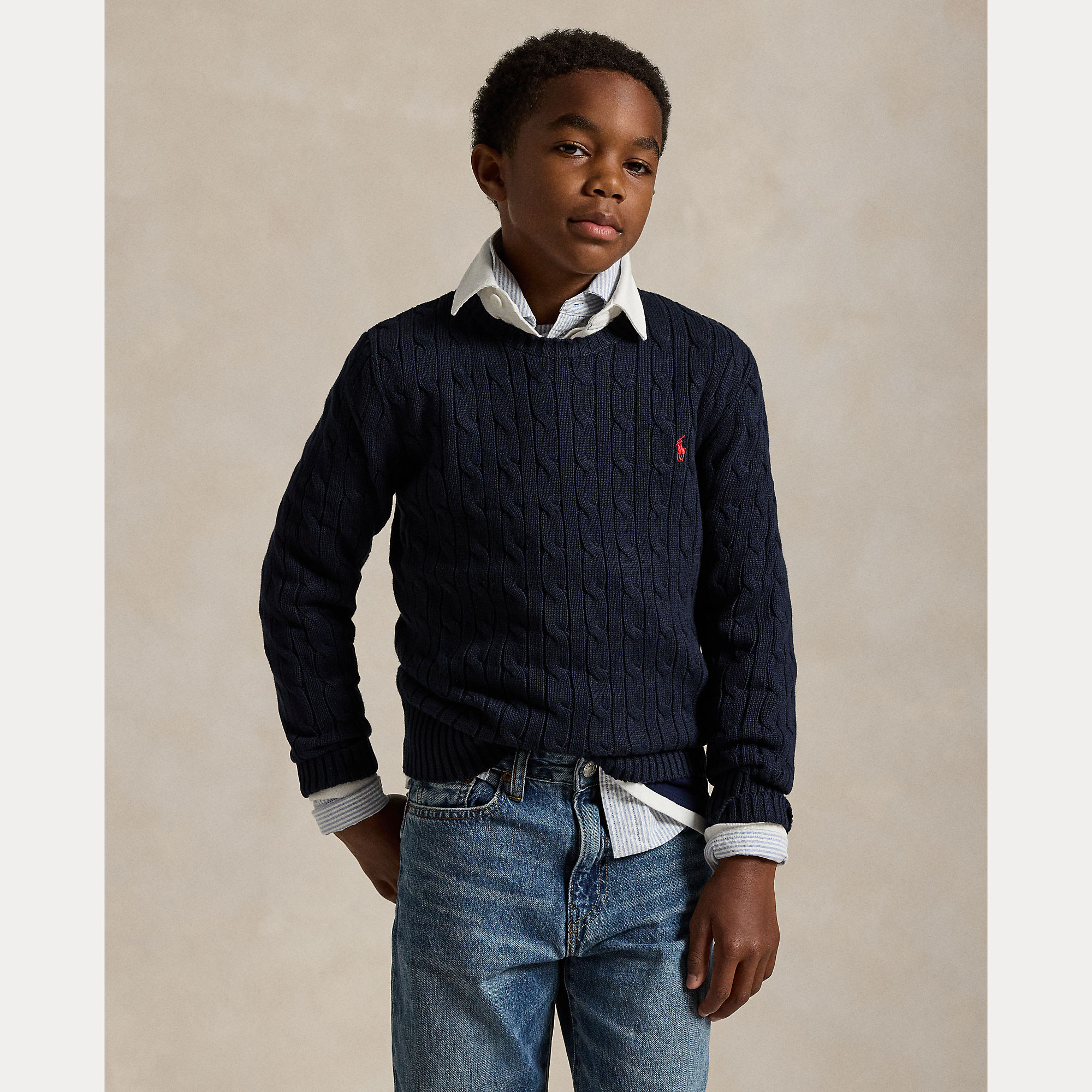 Ralph Lauren Knitted Sweater Navy