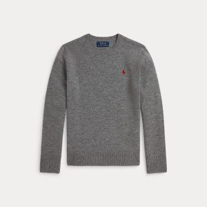 Ralph Lauren Wol Sweater Grijs