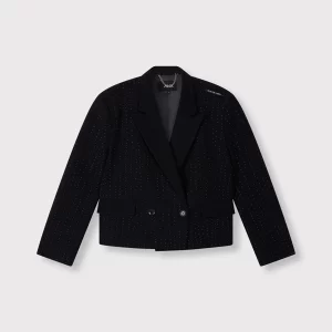 Alix The Label CROPPED STUDS BLAZER